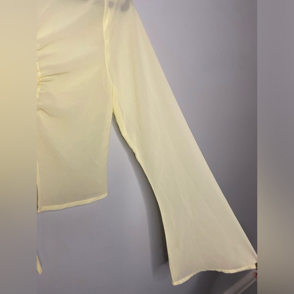 Tiger Mist Sheer Tie Top - Picture 4 of 7